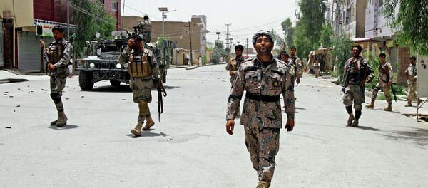 Exército afegão patrulha Cabul, foto de arquivo - Sputnik Brasil