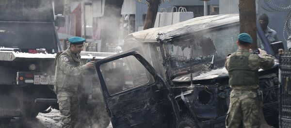 Uma forte explosão atinge o bairro diplomático de Cabul . Foto de arquivo - Sputnik Brasil