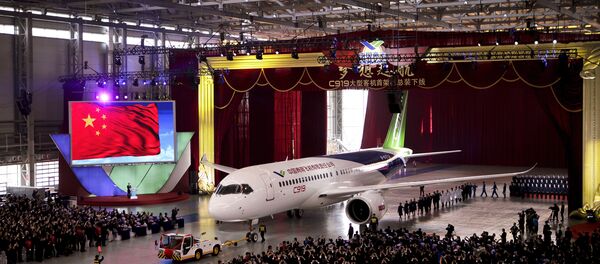 Avião chinês C919 - Sputnik Brasil