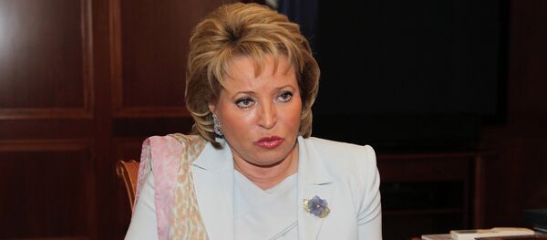 Valentina Matvienko, presidente do Conselho da Federação da Rússia - Sputnik Brasil