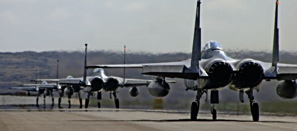 Caças norte-americanos na Turquia - Sputnik Brasil