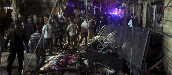 Local onde ocorreram os atentados terroristas em Beirute - Sputnik Brasil
