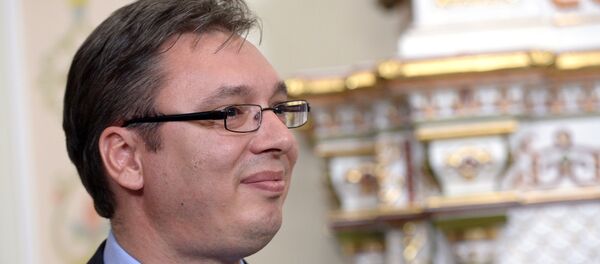 Primeiro-ministro sérvio Aleksandar Vucic - Sputnik Brasil