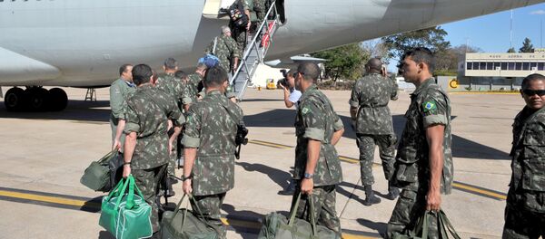 Militares brasileiros em Missão de Paz da ONU - Sputnik Brasil