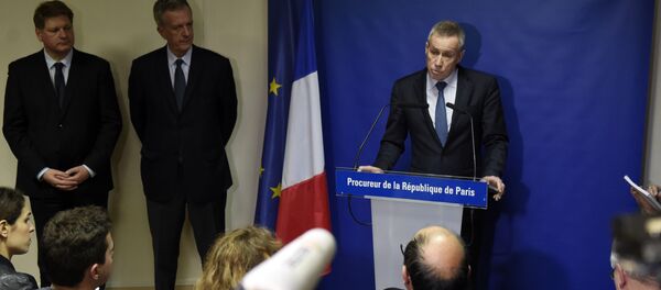 Paris prosecutor Francois Molins delivers a statement on November 14, 2015 in Paris, a day after a series of coordinated attacks in and around Paris - Sputnik Brasil