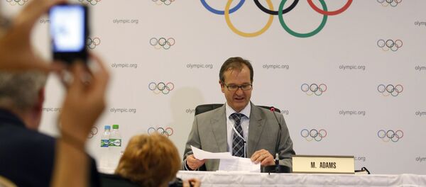 Diretor de comunicação do COI, Mark Adams - Sputnik Brasil