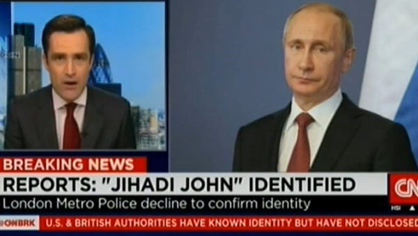 CNN: Putin é Jihadi John - Sputnik Brasil