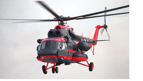 Helicóptero Mi-8AMTSh-VA modificado para o Ártico - Sputnik Brasil