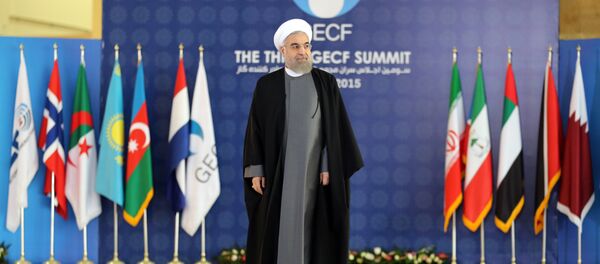 Presidente do Irã, Hassan Rouhani, na abertura do Fórum de Países Exportadores de Gás, em Teerã - Sputnik Brasil