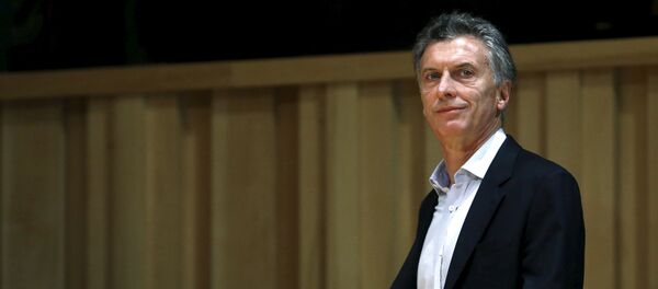 Presidente eleito da Argentina, Mauricio Macri - Sputnik Brasil