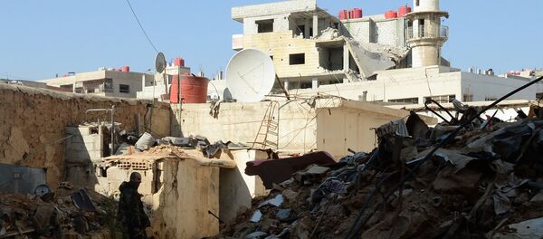 Subúrbios de Damasco, Síria Subúrbios de Damasco, Síria - Sputnik Brasil