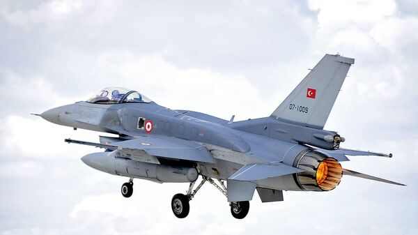 Turkish Air Force F-16 - Sputnik Brasil
