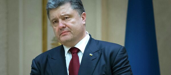 Presidente da Ucrânia Pyotr Poroshenko - Sputnik Brasil