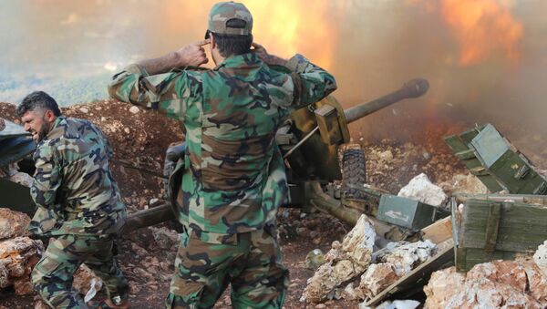 Exército sírio atira morteiro na província de Latakia - Sputnik Brasil