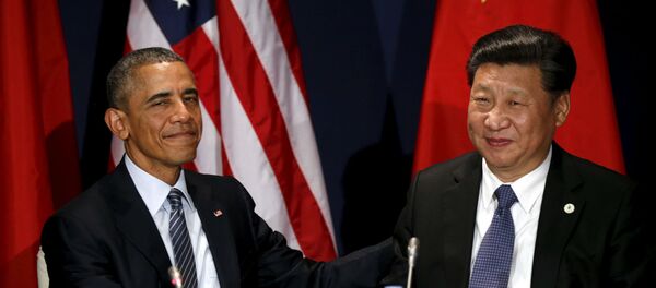 Barack Obama e Xi Jinping se encontraram antes da abertura da COP21. Barack Obama e Xi Jinping se encontraram antes da abertura da COP21. - Sputnik Brasil