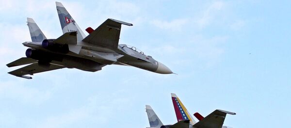 Jatos Sukhoi Su-30 da Força Aérea venezuelana. - Sputnik Brasil