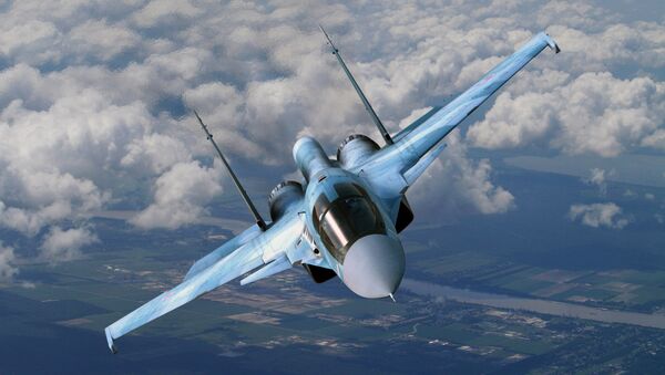 Caça russo Su-34 - Sputnik Brasil