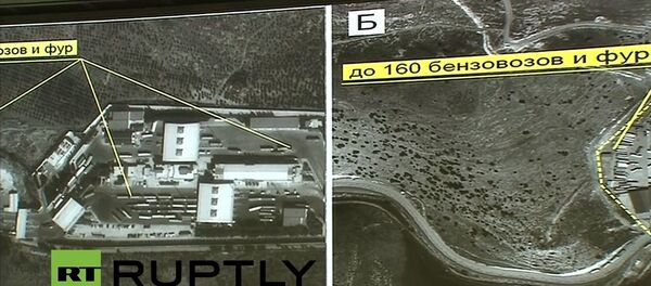 Provas apresentadas pelo Ministério da Defesa russo durante coletiva. 2 de fevereiro, 2015 - Sputnik Brasil