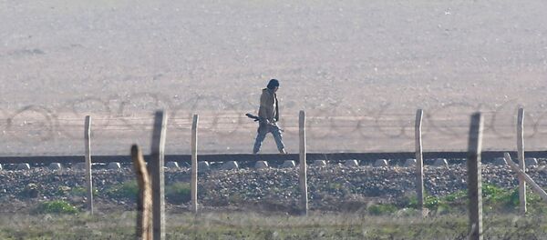 Fronteira turco-síria. Fronteira turco-síria. - Sputnik Brasil