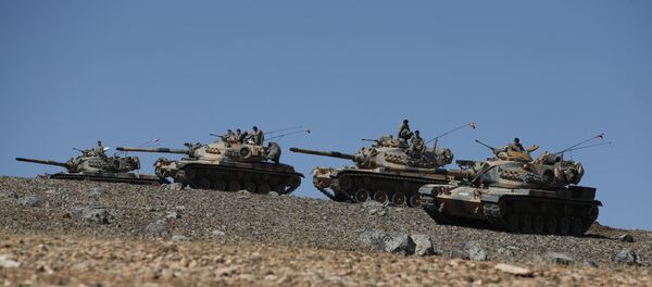 Tanques turcos - Sputnik Brasil