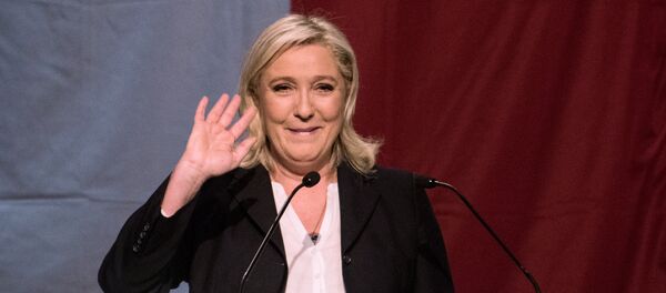 Marine Le Pen após anúncio dos resultados das eleições - Sputnik Brasil