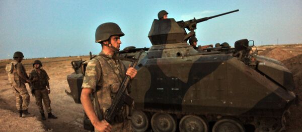 Soldados turcos na Síria - Sputnik Brasil