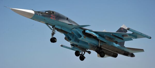 Caça multifuncional russo Su-34 - Sputnik Brasil