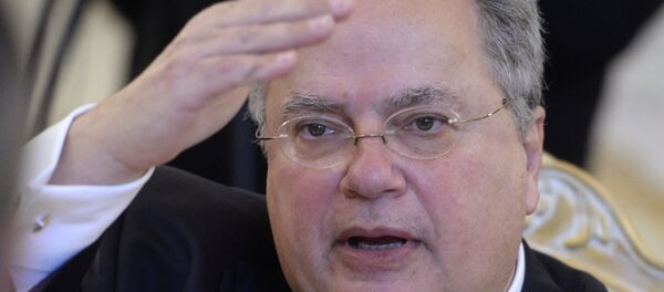 Nikos Kotzias - Sputnik Brasil