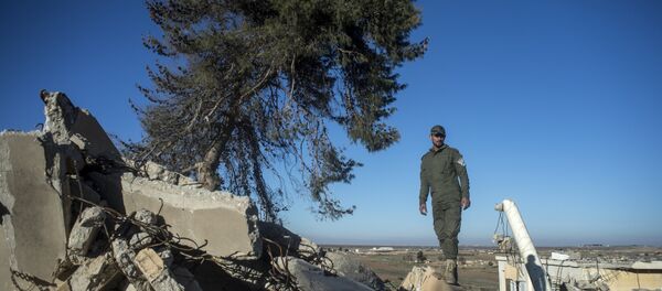 Um povoado na província de el-Hasekeh, no nordeste da Síria - Sputnik Brasil