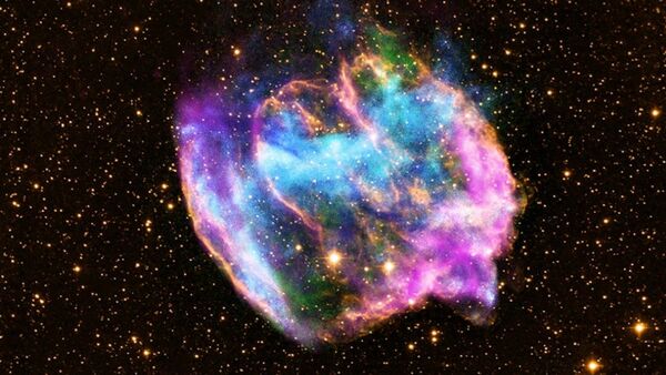 Remanescente de supernova (imagem referencial) - Sputnik Brasil