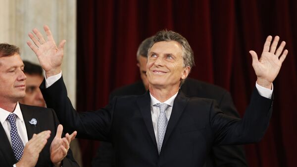 Argentina's President Mauricio Macri - Sputnik Brasil