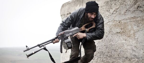 Um militante do Exército Livre da Síria (foto de arquivo) - Sputnik Brasil