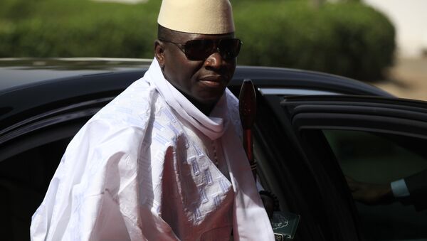 Presidente da Gâmbia Yahya Jammeh - Sputnik Brasil