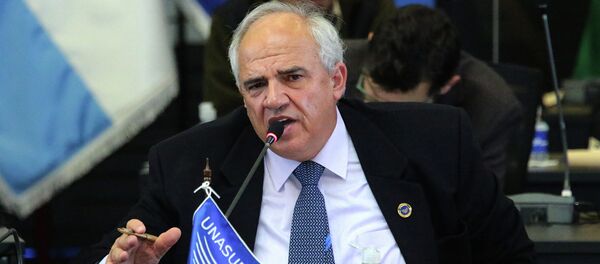 Ernesto Samper, secretário-geral da Unasul. - Sputnik Brasil