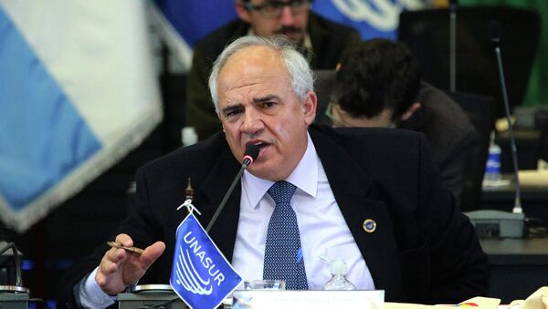 Ernesto Samper, secretário-geral da Unasul. - Sputnik Brasil