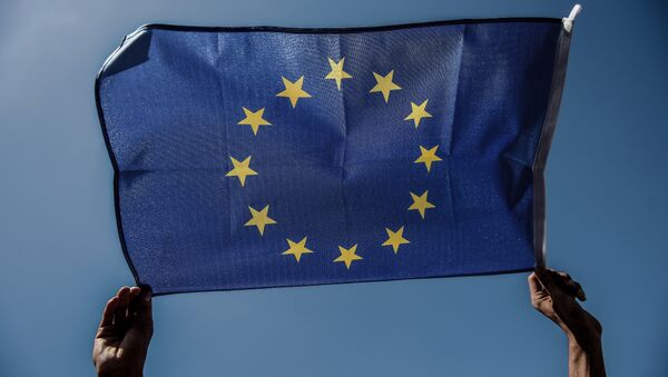 Bandeira da União Europeia - Sputnik Brasil