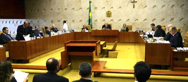 Sessão do Supremo Tribunal Federal (STF) Sessão do Supremo Tribunal Federal (STF) - Sputnik Brasil