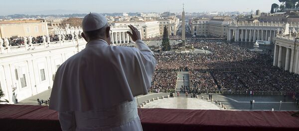 Papa Francisco transmite a mensagem natalina Urbi at Orbi. - Sputnik Brasil