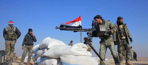 Soldados do exército sírio - Sputnik Brasil