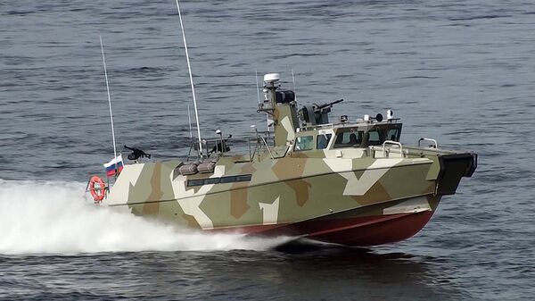 Lancha de patrulha de nova geração Raptor  - Sputnik Brasil