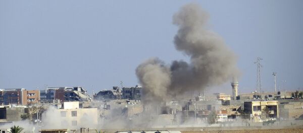 Posição do Daesh após ataque aéreo da coalizão internacional - Sputnik Brasil