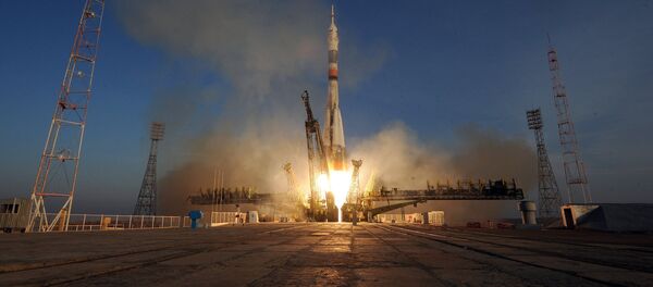 Lançamento da nave espacial Soyuz TMA-19M do Centro Espacial de Baikonur - Sputnik Brasil