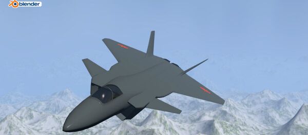 The Chinese Stealth Fighter, Chengdu J-20 - Sputnik Brasil