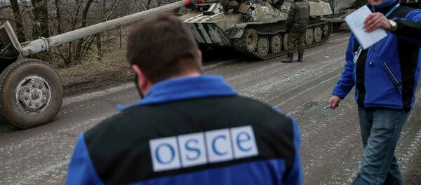 OSCE controla o movimento do material blindado ucraniano em Donbass - Sputnik Brasil