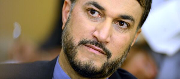 Vice-ministro das Relações Exteriores iraniano, Hossein Amir-Abdollahian - Sputnik Brasil