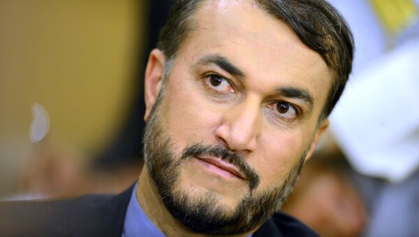 Vice-ministro das Relações Exteriores iraniano, Hossein Amir-Abdollahian - Sputnik Brasil