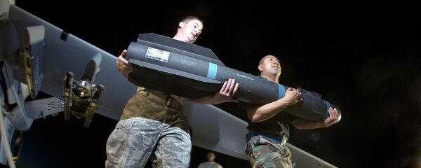 Míssil ar-terra norte-americano Hellfire - Sputnik Brasil