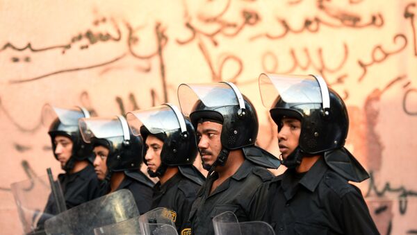 Egyptian police officers - Sputnik Brasil