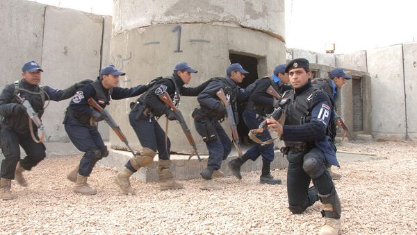 Membros da Polícia Nacional do Iraque - Sputnik Brasil