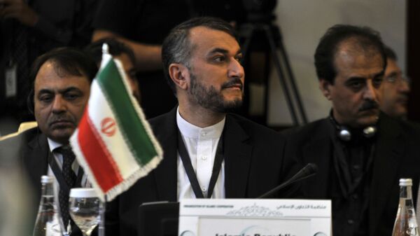 Hossein Amir-Abdollahian, ministro das Relações Exteriores do Irã - Sputnik Brasil